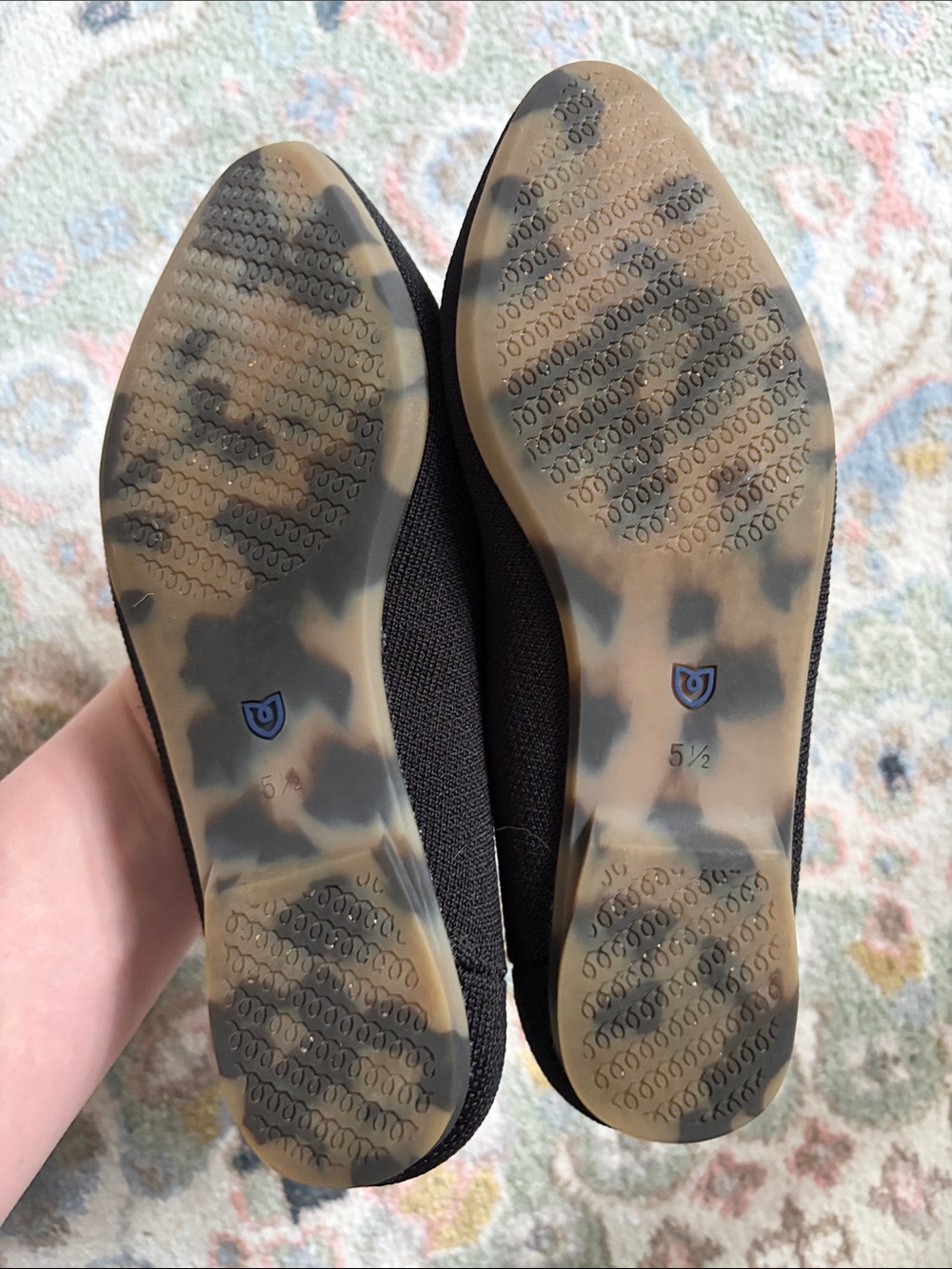 Rothy’s • Black Almond Toe Slides (Size 5.5) - Picture 4 of 10
